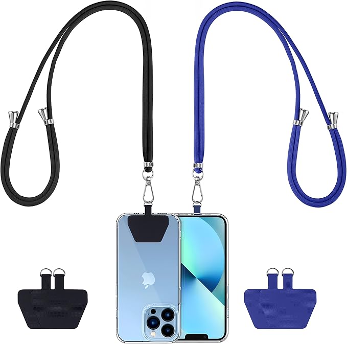 CACOE Phone Lanyard 2 Pcs-2 Pcs Adjustable Neck Strap, Universal Crossbody