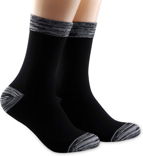 LEVLO Police Officer Gift Socks - Do Not Disturb This Cop Is Off Duty | 2 Pairs for Father's Day