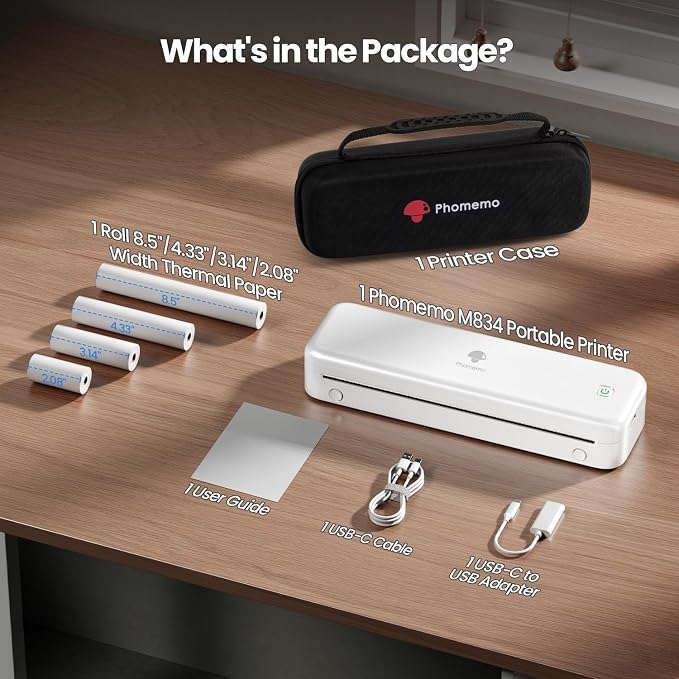 Phomemo Portable Printers Wireless