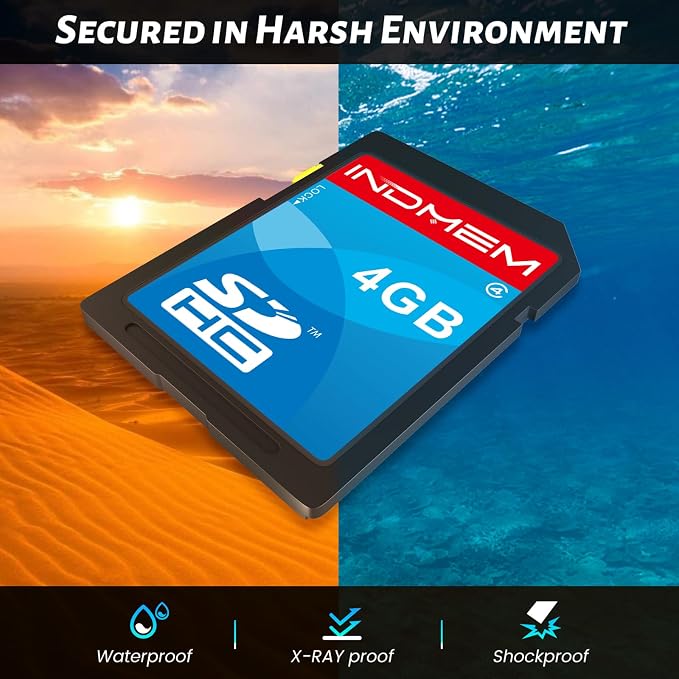 SD Card 4GB, 8 Packs Class 4 4GB Flash Memory Card MLC Standard Secure Digital