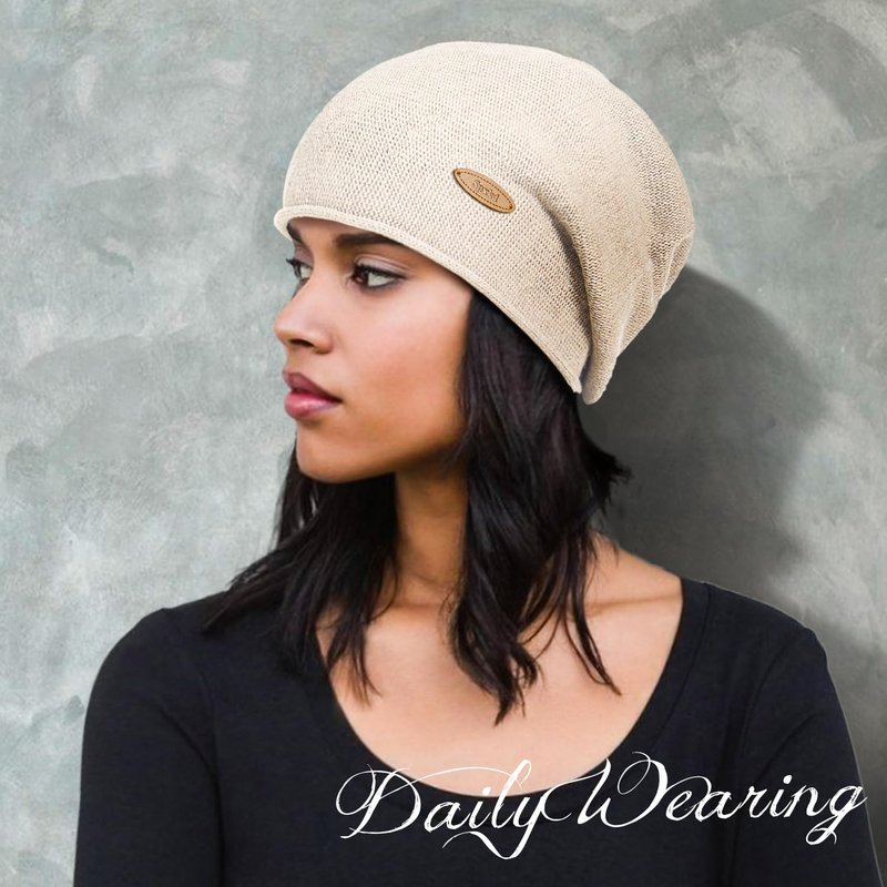 Slouchy Knit Beanie Hats for Women Winter Warm Cashmere Knitted Wool Hats Soft Ski Cap Ladies Beanies Chemo Hat (Small, Dark Gray)