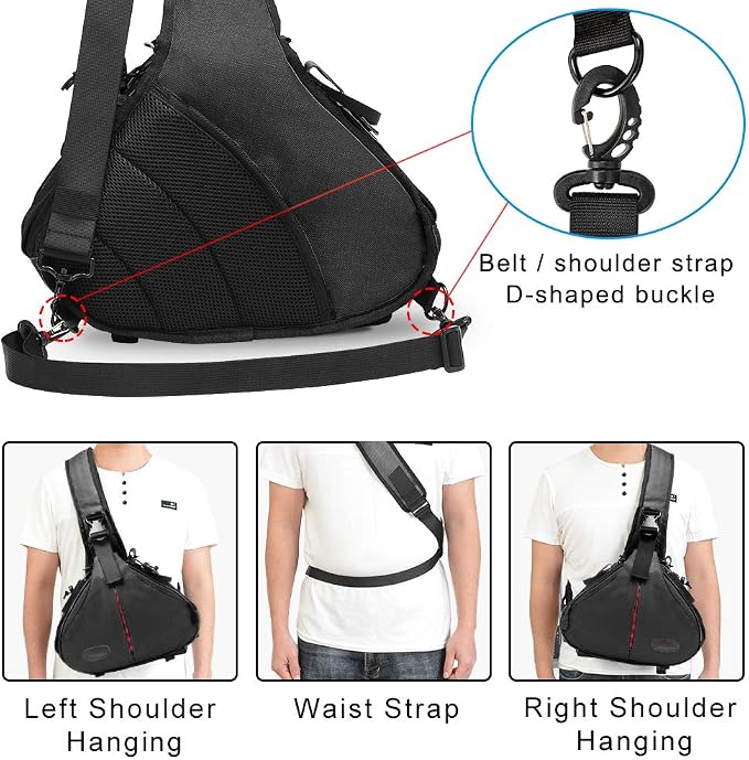 CADeN Camera Bag Sling Backpack Camera Case Waterproof