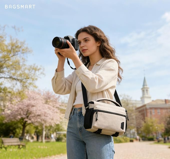 BAGSMART Small Camera Sling Bag