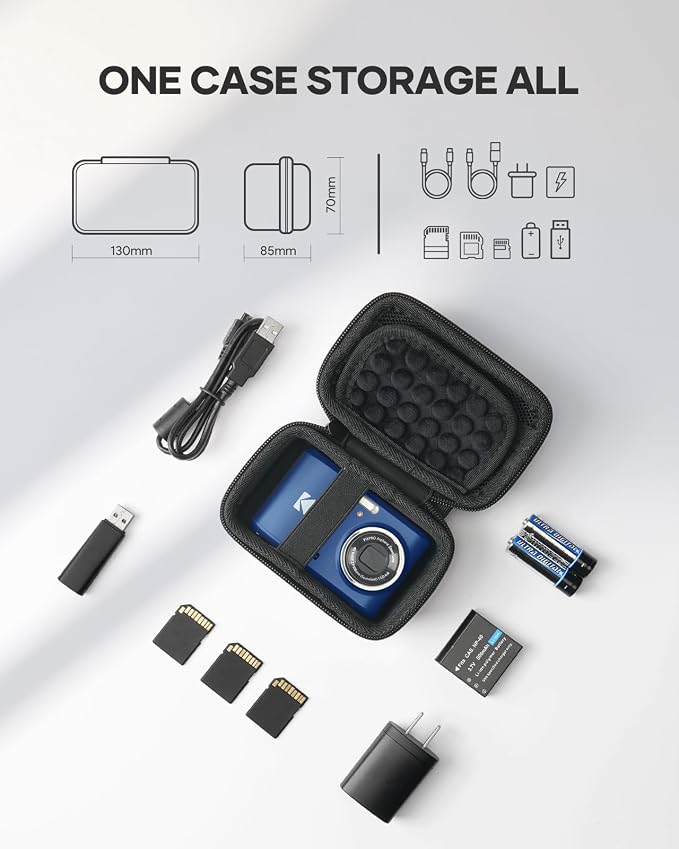 SQERO Digital Camera Case for KODAK PIXPRO FZ45 FZ55 & CAMKORY 1080P