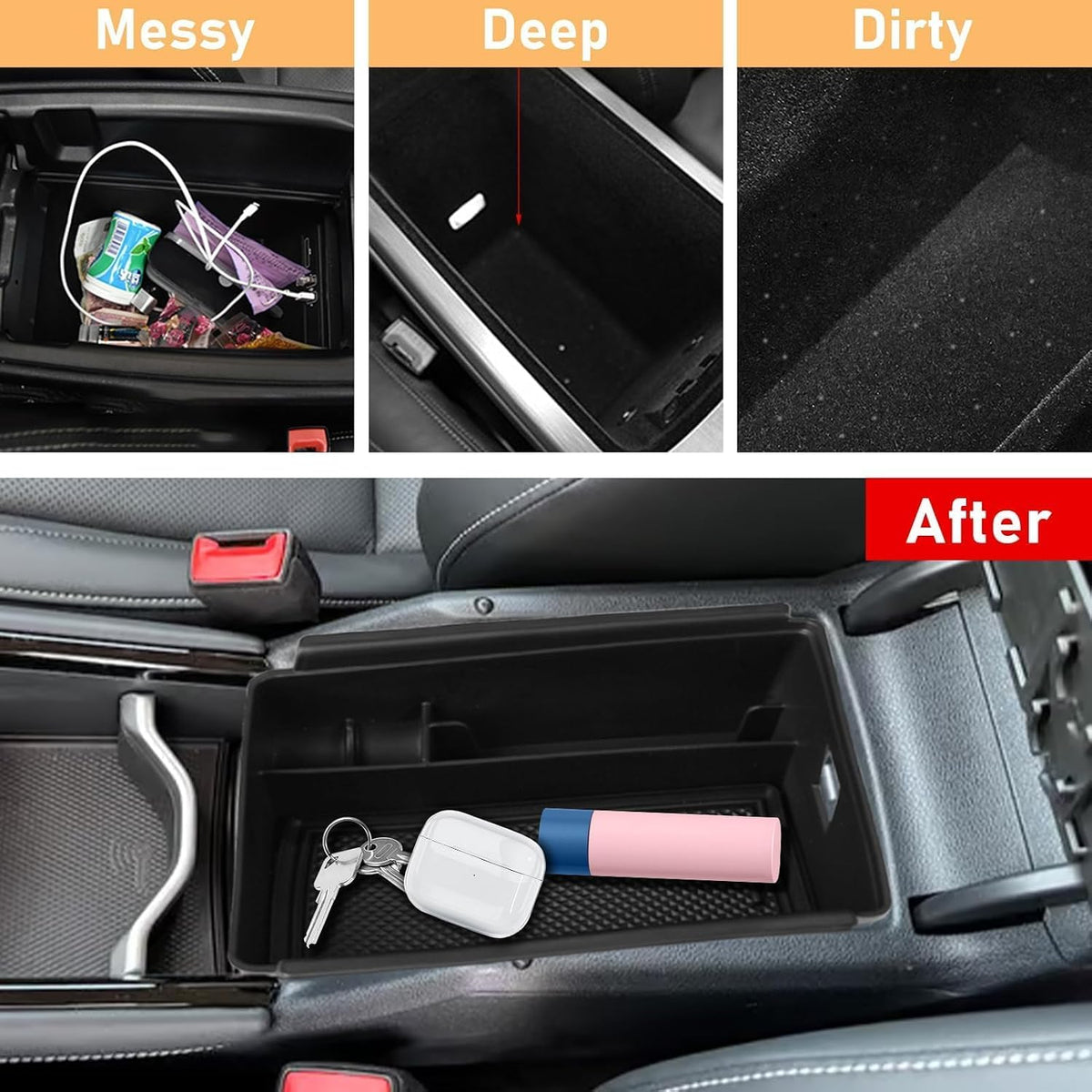 TTCR-II Compatible with 2025-2026 VW Tiguan Center Console Organizer