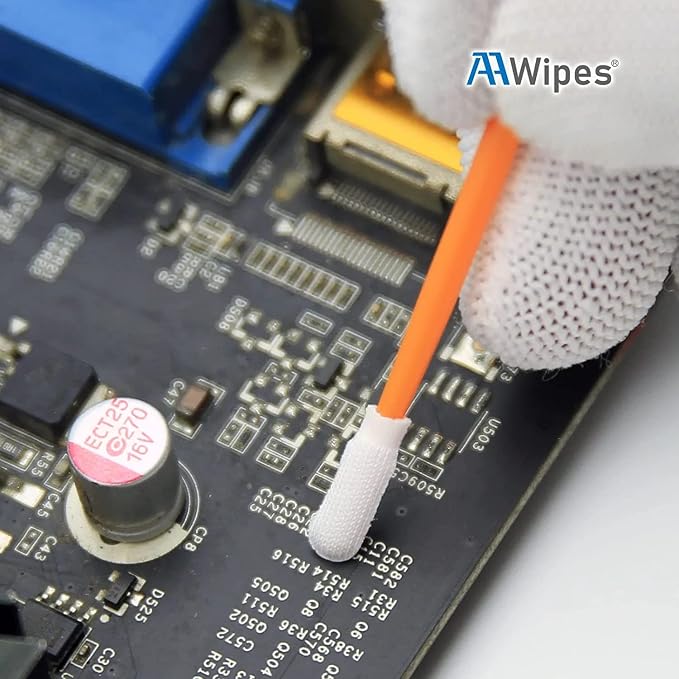 AAwipes Cleaning Swab Kit Mixed Microfiber and Foam Swab Sticks