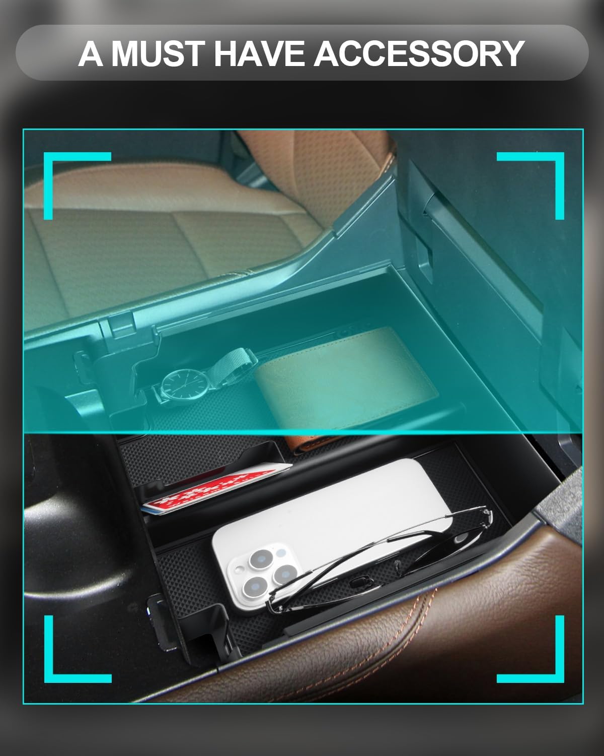 CDEFG for 2026 2027 Ford Expedition Center Console Organizer