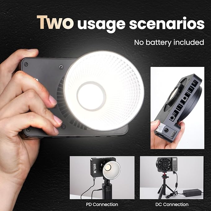 Walking Way Led 100W Video Camera Light Kit, 2800K-6800K Bi-Color Continuous