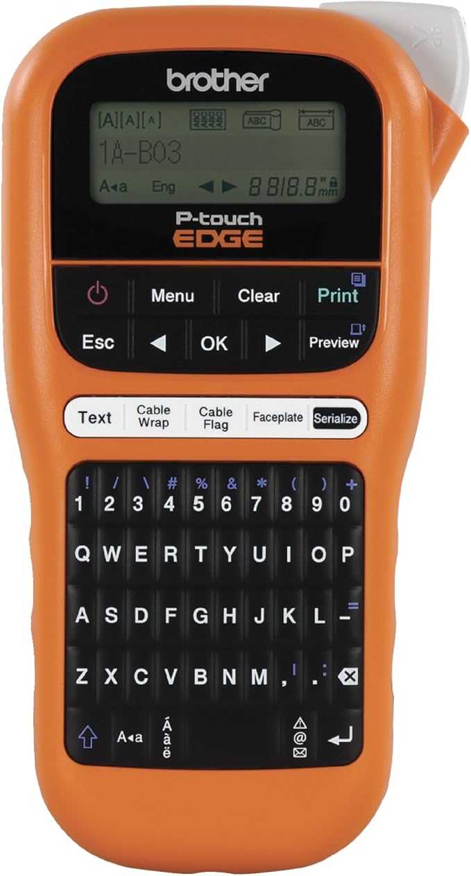 Brother PTE110 Entry Level Industrial Handheld Labeling Tool Kit