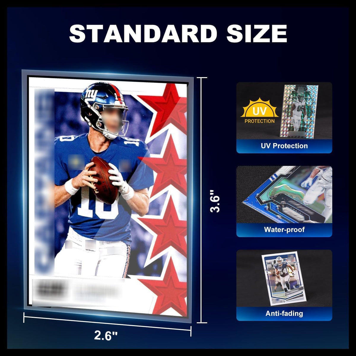Skiennix 5000ct Clear Card Sleeves - Soft Plastic Protectors for Trading Cards | Fits MTG Standard Cards
