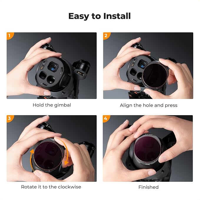 K&F CONCEPT Upgrade ND/PL Filter Sets Compatible