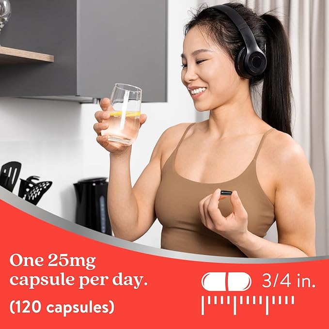 Active Iron High Potency Iron Supplement, Non-Constipating Gentle Iron Pills for Women & Men, 2X Better Absorption, Clinically Proven to Increase Iron & Energy Levels, 25mg (120 Capsules), Twin Pack