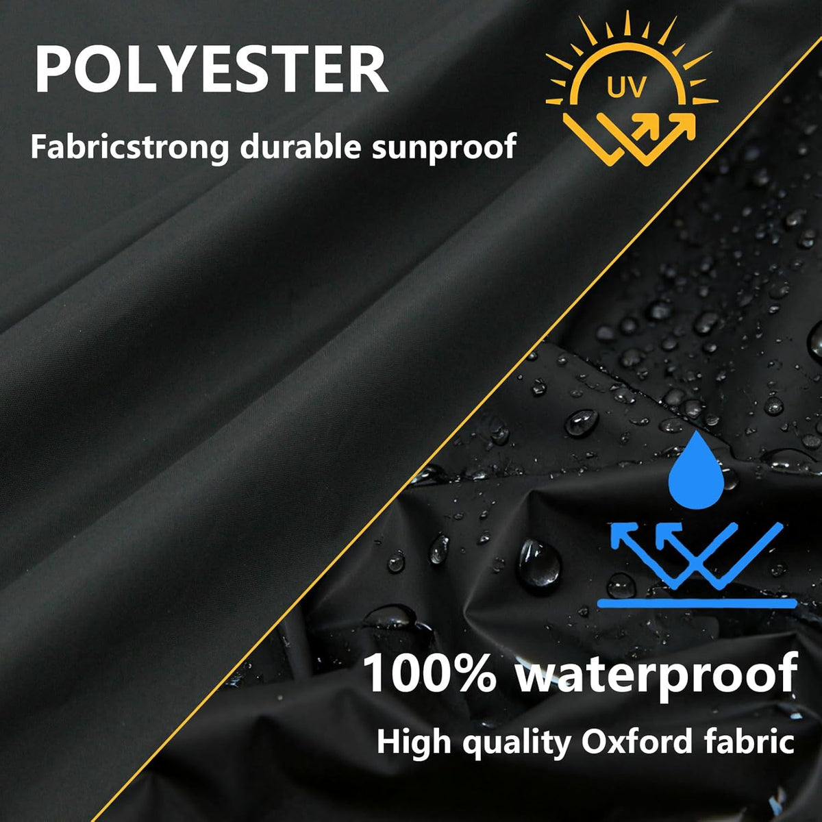 Skiennix Waterproof Bike Cover - 2XL Outdoor Storage for 2 or 3 Bikes | Rain, Snow & Dust Resistant