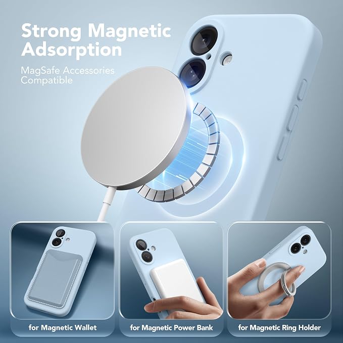 Magnetic for iPhone 16 Plus Case, Compatible