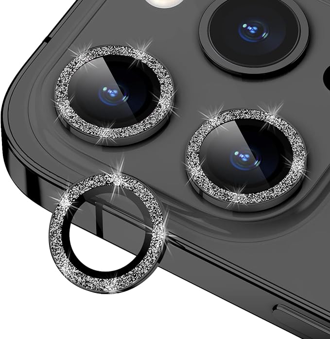 for iPhone 14 Pro/14 Pro Max Camera Lens Protector Bling, 9H Hardness