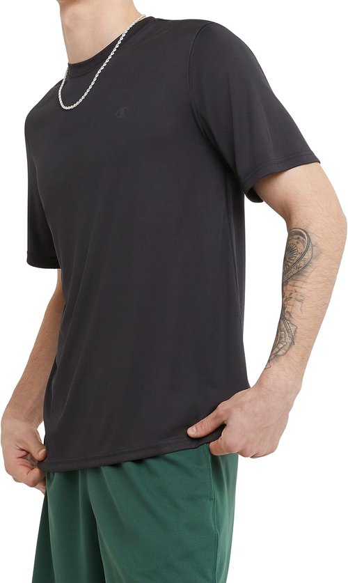 Champion Men's Athletic T-Shirt - Moisture-Wicking, Anti-Odor Comfort | Regular & Big Sizes