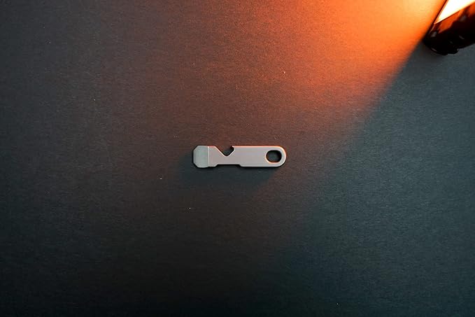 QuickPry Mini Pry Bar Everyday Carry Pry Bar Tool, For Camping, Cleaning, And Simple Everyday Tasks, Keychain Carry Tool Black
