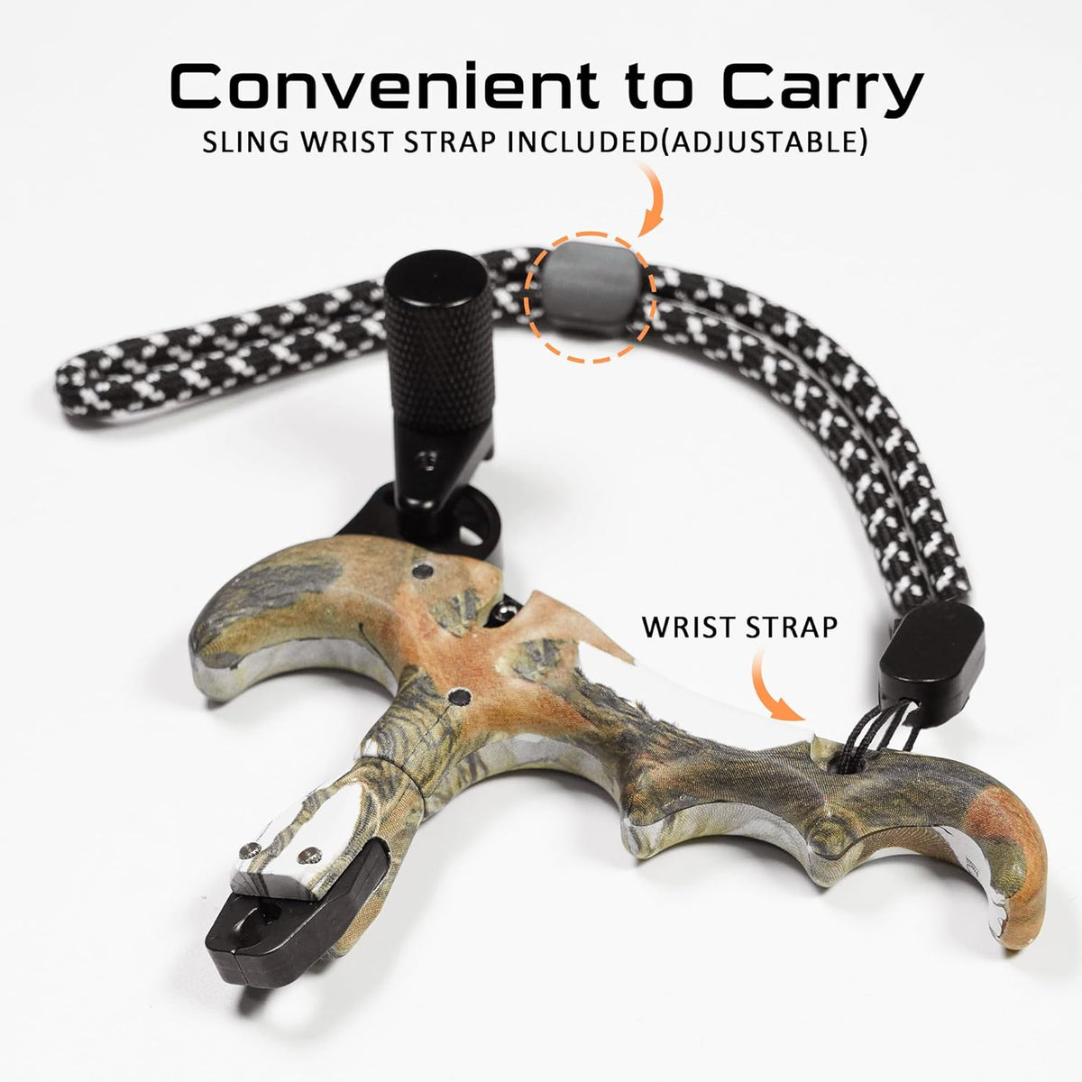 Skiennix Compound Bow Release - 360° Rotatable Thumb Trigger for Outdoor Archery Hunting