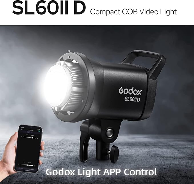 Godox SL60IID 70W LED Video Light, 18600Lux@1M 5600K LED Continuous Light