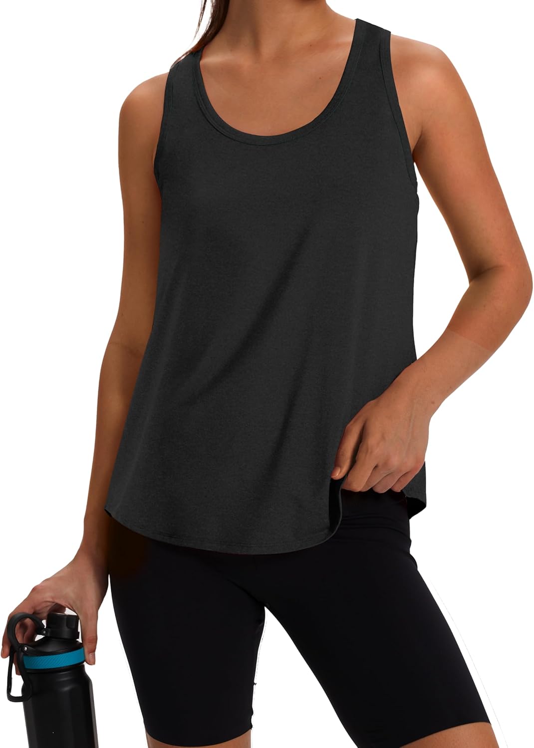 WIHOLL Women's Racerback Workout Tank Tops - Sleeveless Athletic Gym & Yoga Tops (S-XXL)