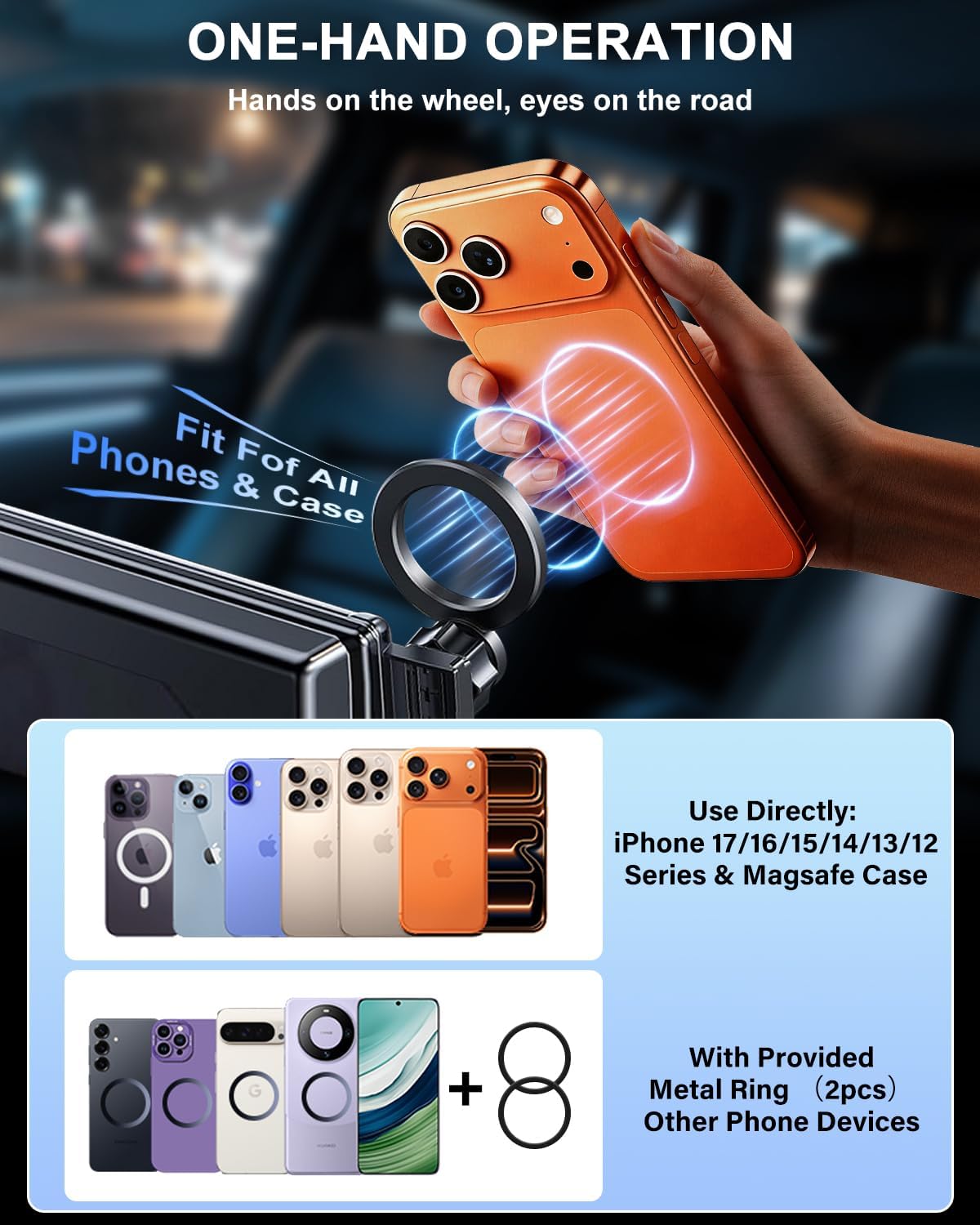PZK Car Phone Mount for 10th Gen Honda Accord 2018-2022 8-inch Screen