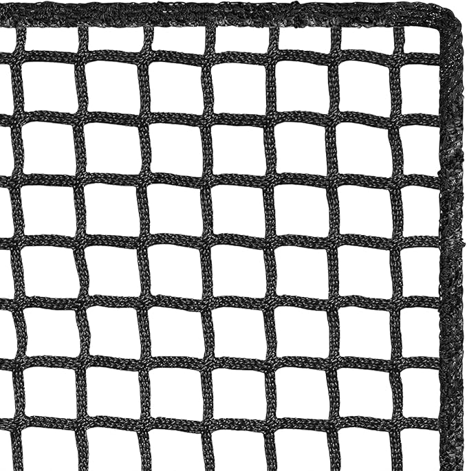 AKOZLIN Heavy Duty Sports Golf Netting Hitting Net 1" Square mesh for Softball,Baseball 10x10ft/10x15ft/10x20ft