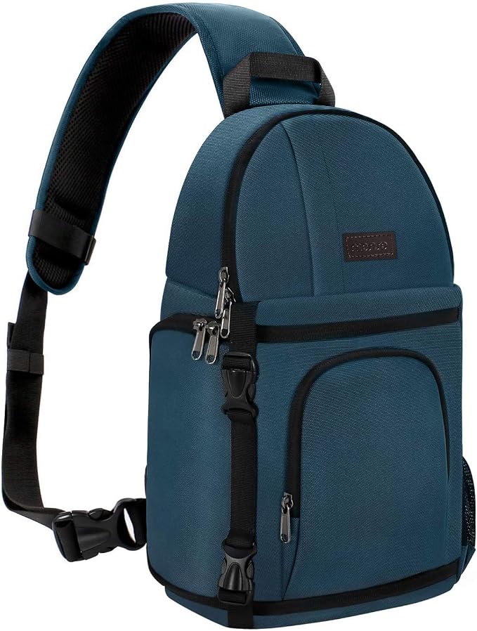 MOSISO Camera Sling Bag, DSLR/SLR/Mirrorless Camera Case Shockproof Photography