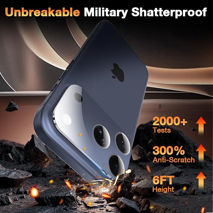 YWXTW [0 Bubbles for iPhone 17 Pro Camera Lens Protector, Full Coverage