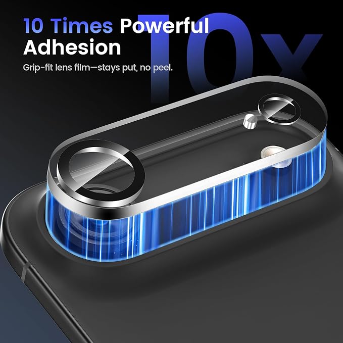 Tensea [3Pcs for iPhone 17 Air Camera Screen Protector, Tempered Glass Film