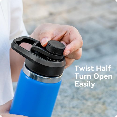 Hydro Flask Wide Mouth Spout Lid - Durable, BPA-Free & Leak-Proof Replacement for 12-64 oz Bottles | 1 Pack