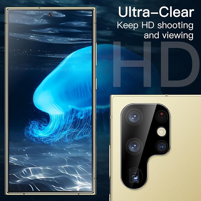 JETech Screen Protector for Samsung Galaxy S24 Ultra 5G 6.8-Inch