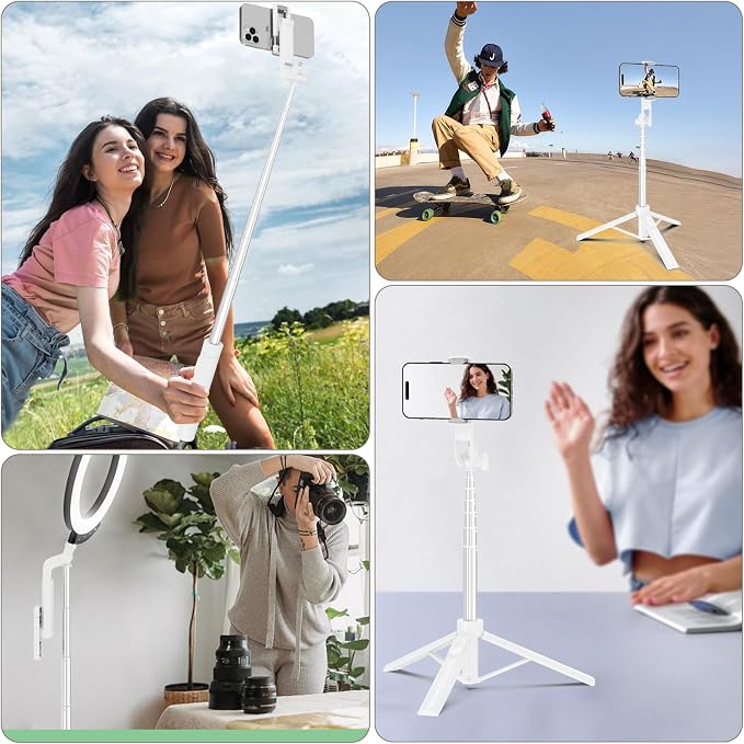 Selfie Stick Travel Tripod for Cell Phone