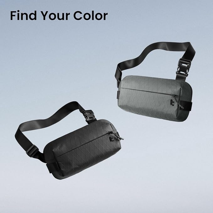 tomtoc Compact EDC Sling Bag 3L-10L, Minimalist Crossbody Bag Chest Shoulder