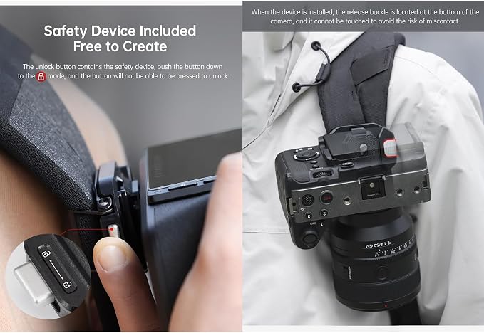FALCAM F38 Quick Release Backpack Clip V2, Camera Strap Mount