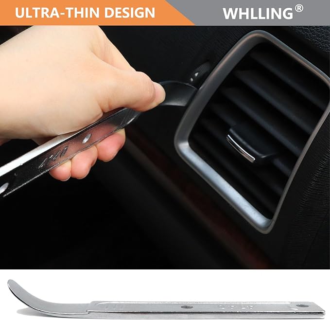 4140 Pry Bar Removal Tool, Pry Tool Pry Bar, Automotive Panel Removal Tool for Removing Auto Trim Interior, Demolishing Flooring and Roofing, Trim Removal Tool, Metal Pry Tool