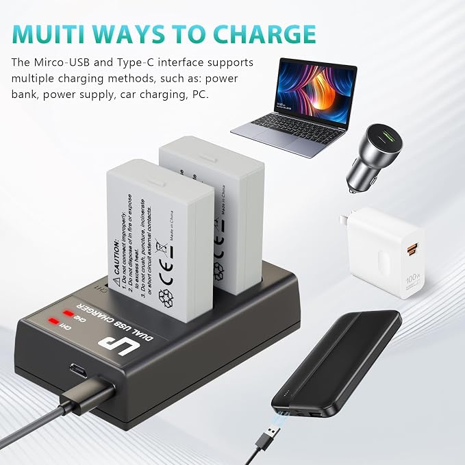 LP LP-E5 Battery and Charger Pack, Rebel T1i, Rebel XSi, Kiss X3, KissF and More