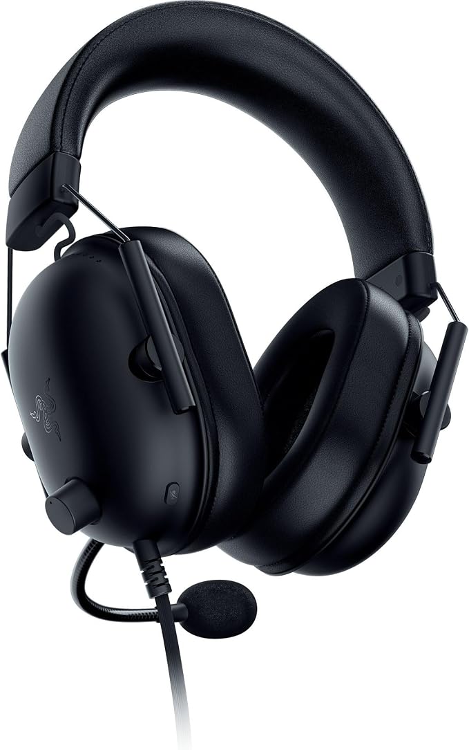 Razer BlackShark V2 X Wired PlayStation Gaming Headset, Black | 50mm Drivers, Cardioid Mic, Lightweight, Comfortable Noise Isolating Earcups, For PS5, Xbox Series X, PC, Switch, 3.5 mm Jack