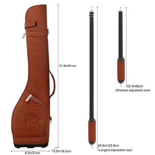 Lightweight Golf Club Bag, Golf Travel Bag for 7-8 Golf Clubs, Waterproof Small Golf Bag for Men/Women, with Adjustable Shoulder Strap