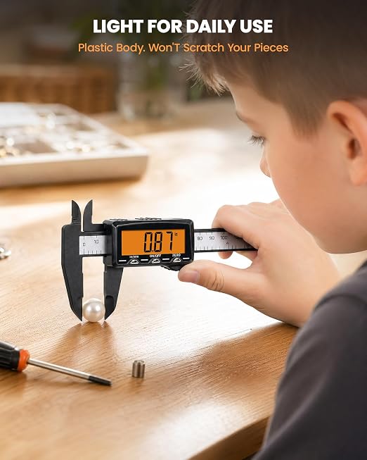 HARDELL Rechargeable Digital Caliper, Auto-Off Micrometer – Everyday Caliper