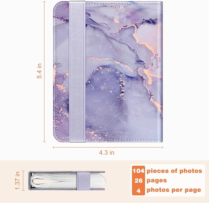 Fintie Instax Mini Photo Album for 2x3-Inch Film