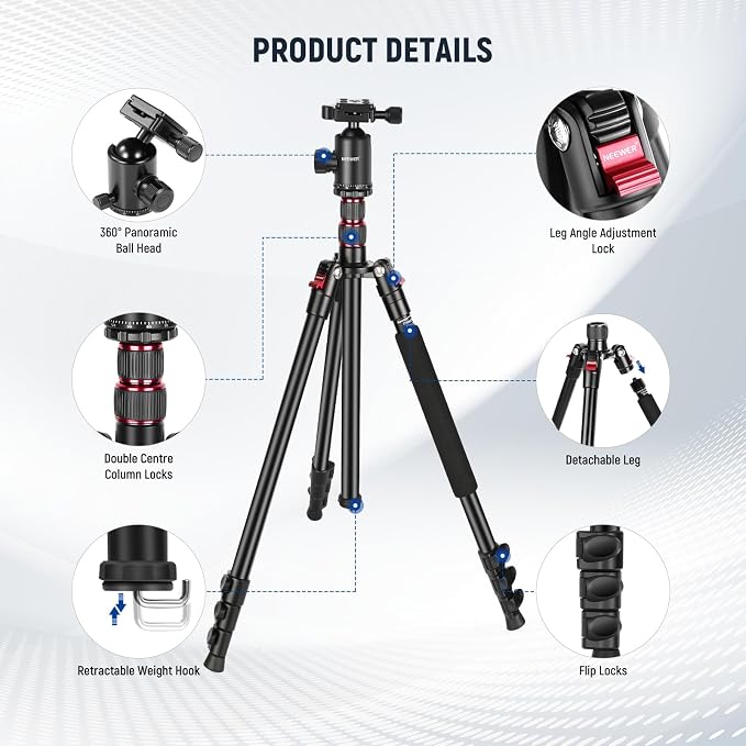 NEEWER 77" Camera Tripod Monopod