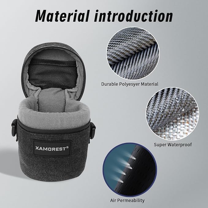 Camera Lens Case Lens Bag Compatible)
