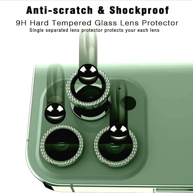 Bling Diamond Individual Camera Lens Protector
