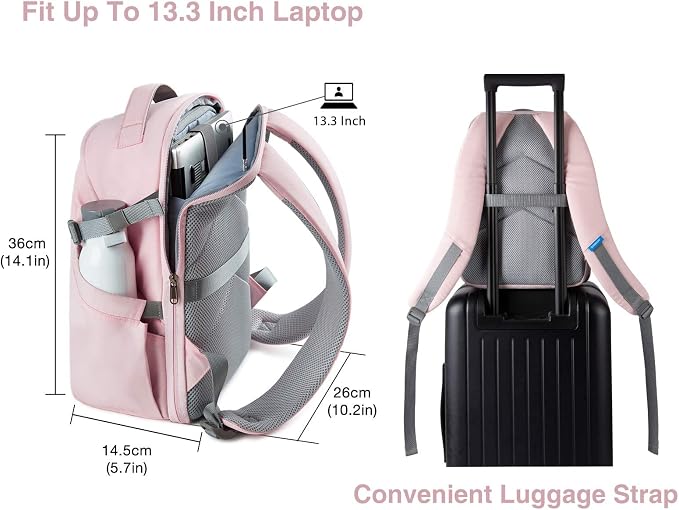 BAGSMART Camera Bag, Camera Backpack, DSLR SLR Camera Case Fits 13.3 Inch Laptop