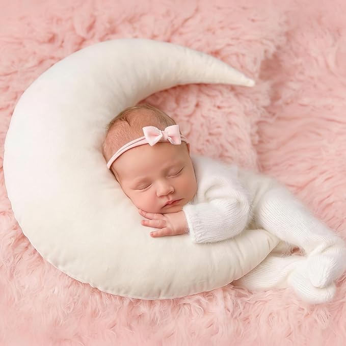 IGMaryBox Baby Moon Star Pillow Newborn Posing Pillow Newborn Photography