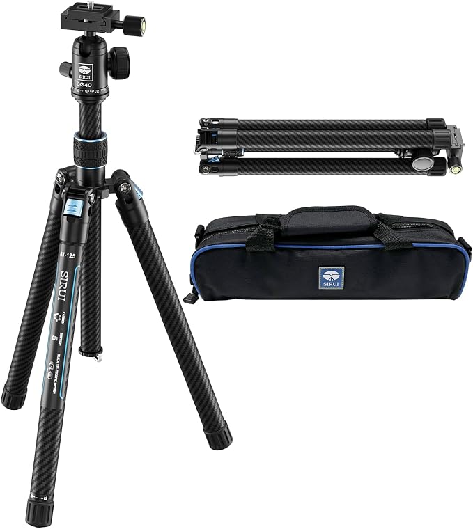 SIRUI 60" Carbon Fiber Tripod for Camera