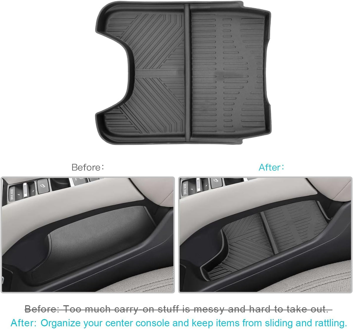 CDEFG 2023 2024 2025 2026 2027 HR-V Center Console Organizer Lower Console