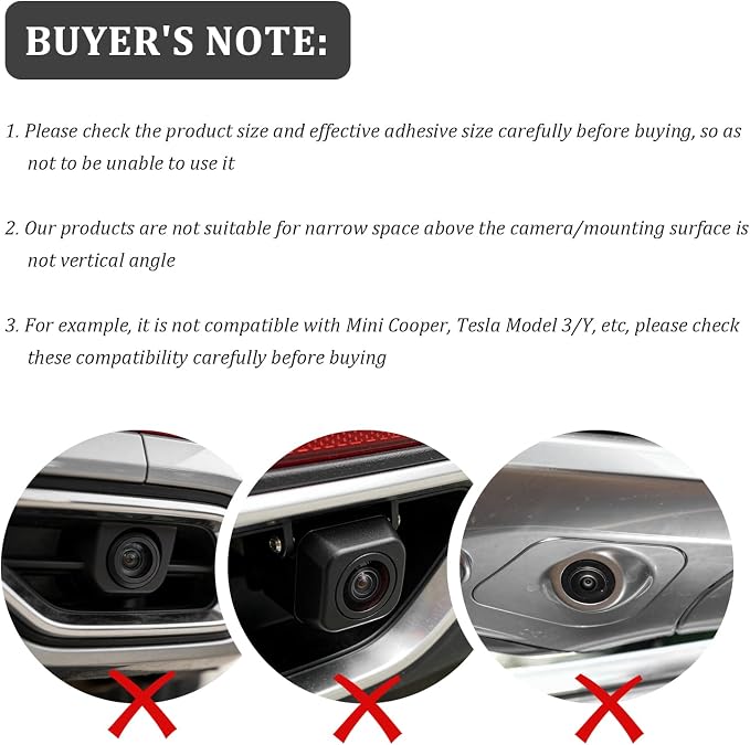 Car Backup Camera Rain Cover, Soft Silicone Car Backup Camera Rain Shield