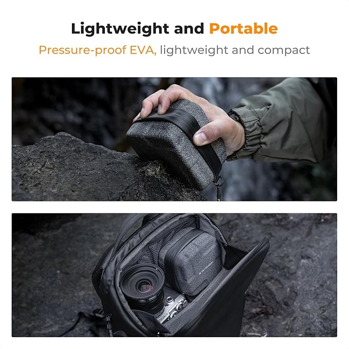 K&F CONCEPT 10 in 1 Lens Filter Case, Hard Shell Camera Filter Pouch Up to 82mm