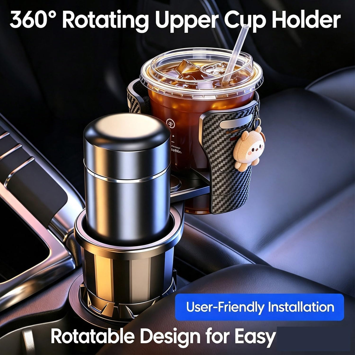 Car Cup Holder Expander for Subaru Crosstrek GT 2018-2023